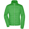 Giacca Ladies Padded verde / S - personalizzabile con logo