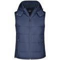Giacca Ladies Padded Vest blu / S - personalizzabile con logo