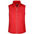 Giacca Ladies Padded Vest rosso / S - personalizzabile con logo
