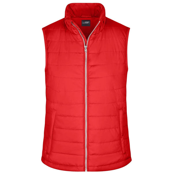 Giacca Ladies Padded Vest rosso / S - personalizzabile con logo