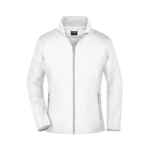 Giacca Ladies Promo Softshell bianco / S - personalizzabile con logo