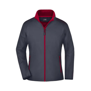 Giacca Ladies Promo Softshell grigio / S - personalizzabile con logo