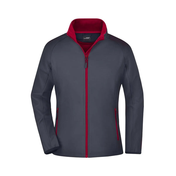 Giacca Ladies Promo Softshell grigio / S - personalizzabile con logo