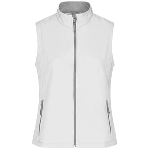 Giacca Ladies Promo Softshell Vest bianco / S - personalizzabile con logo