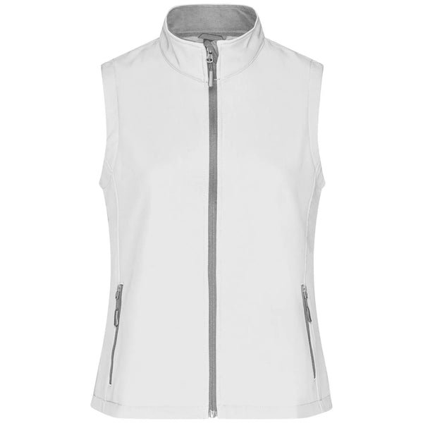 Giacca Ladies Promo Softshell Vest bianco / S - personalizzabile con logo