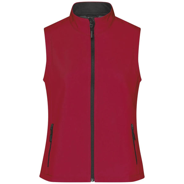 Giacca Ladies Promo Softshell Vest rosso / S - personalizzabile con logo