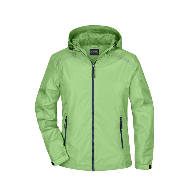 Giacca Ladies Rain verde / S - personalizzabile con logo