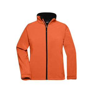 Giacca Ladies Softshell arancione / S - personalizzabile con logo
