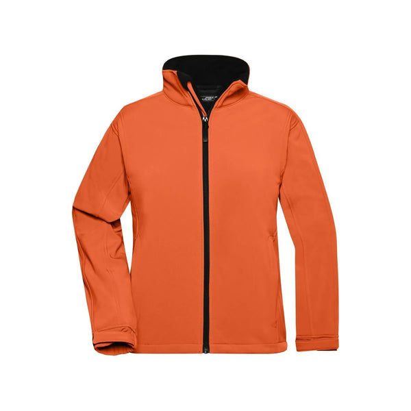 Giacca Ladies Softshell arancione / S - personalizzabile con logo