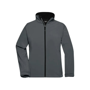 Giacca Ladies Softshell grigio / S - personalizzabile con logo