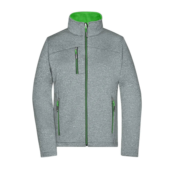 Giacca Ladies Softshell grigio / XS - personalizzabile con logo