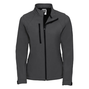 Giacca Ladies Softshell grigio / XS - personalizzabile con logo