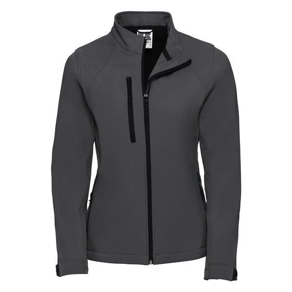Giacca Ladies Softshell grigio / XS - personalizzabile con logo