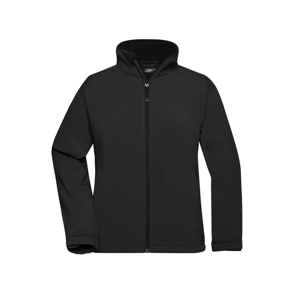 Giacca Ladies Softshell nero / S - personalizzabile con logo