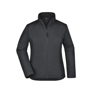 Giacca Ladies Softshell nero / S - personalizzabile con logo