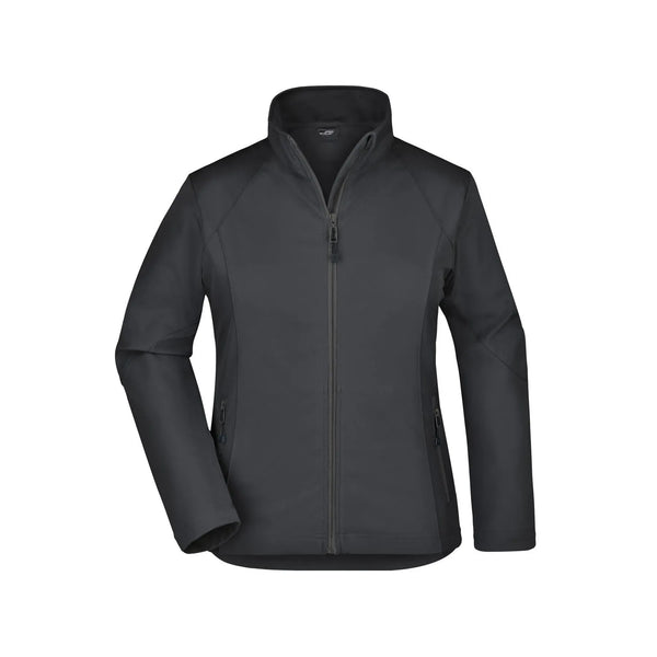 Giacca Ladies Softshell nero / S - personalizzabile con logo