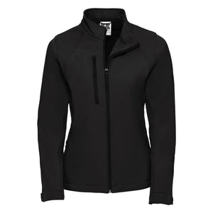 Giacca Ladies Softshell nero / XS - personalizzabile con logo