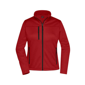 Giacca Ladies Softshell rosso / XS - personalizzabile con logo