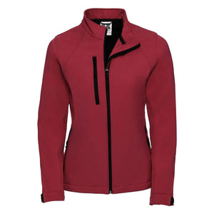 Giacca Ladies Softshell rosso / XS - personalizzabile con logo