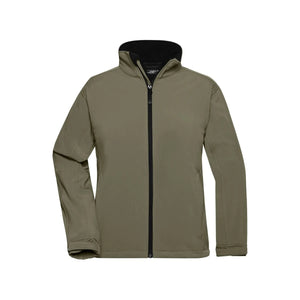 Giacca Ladies Softshell verde / S - personalizzabile con logo