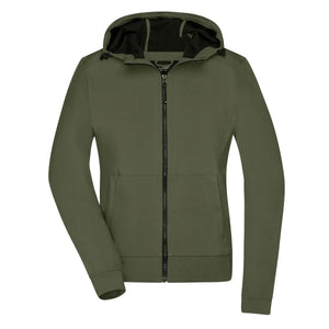 Giacca Ladies  Softshell verde / XS - personalizzabile con logo