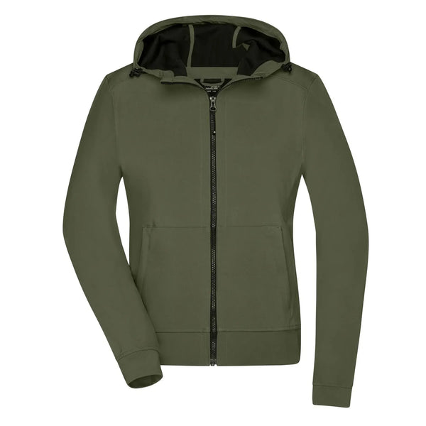 Giacca Ladies  Softshell verde / XS - personalizzabile con logo