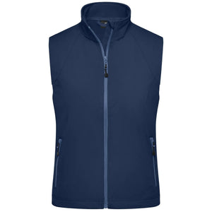 Giacca Ladies Softshell Vest blu / S - personalizzabile con logo