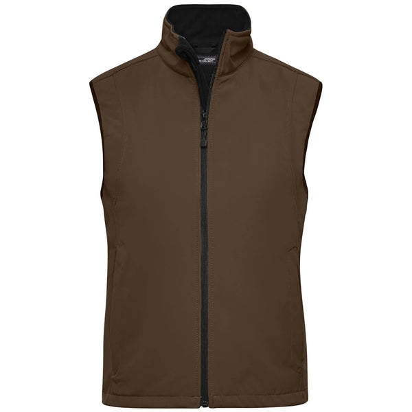 Giacca Ladies Softshell Vest marrone / S - personalizzabile con logo