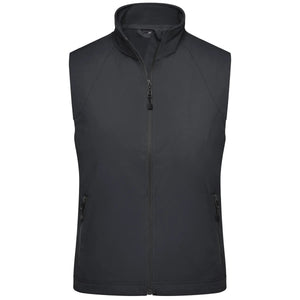 Giacca Ladies Softshell Vest nero / S - personalizzabile con logo
