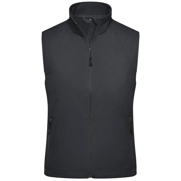 Giacca Ladies Softshell Vest nero / S - personalizzabile con logo