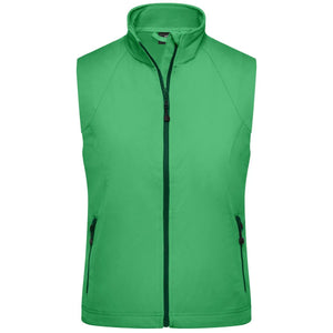 Giacca Ladies Softshell Vest verde / S - personalizzabile con logo