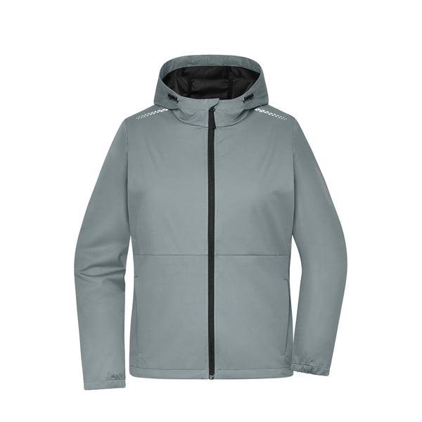 Giacca Ladies‘ Sports Softshell Grs grigio / XS - personalizzabile con logo