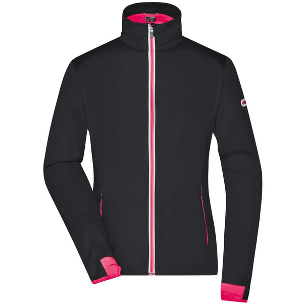 Giacca Ladies Sports Softshell nero / S - personalizzabile con logo