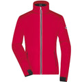 Giacca Ladies Sports Softshell rosso / S - personalizzabile con logo