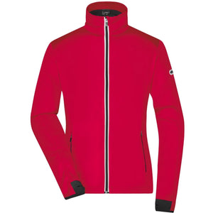 Giacca Ladies Sports Softshell rosso / S - personalizzabile con logo