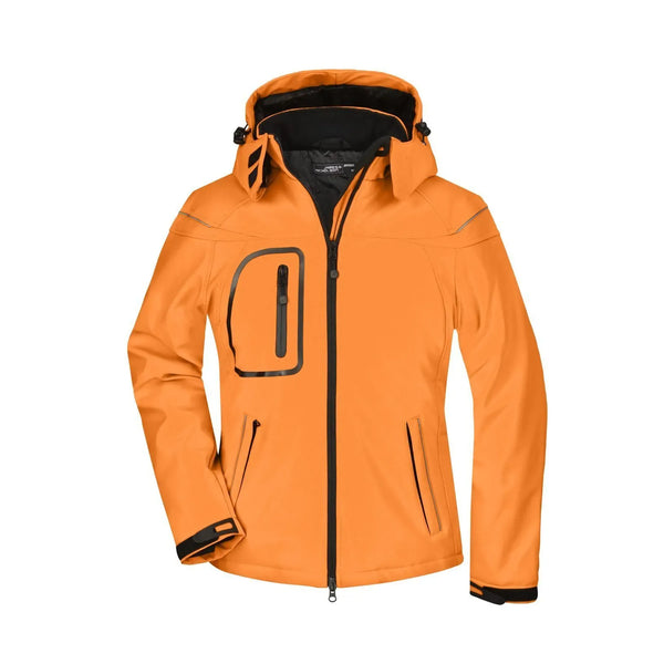 Giacca Ladies Winter Softshell arancione / S - personalizzabile con logo