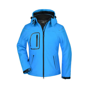 Giacca Ladies Winter Softshell azzurro / S - personalizzabile con logo