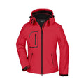 Giacca Ladies Winter Softshell rosso / S - personalizzabile con logo