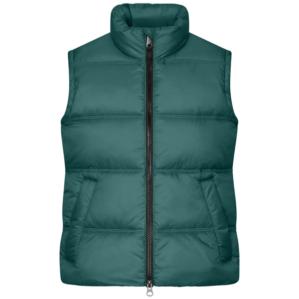 Giacca Ladies‘ Winter Vest Grs verde / XS - personalizzabile con logo