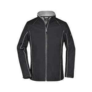 Giacca Ladies Zip-off Softshell black/silver / S - personalizzabile con logo