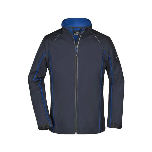 Giacca Ladies Zip-off Softshell blu / S - personalizzabile con logo