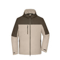 Giacca Men‘ 3-in-1 Grs beige / S - personalizzabile con logo