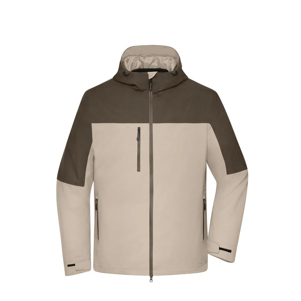 Giacca Men‘ 3-in-1 Grs beige / S - personalizzabile con logo