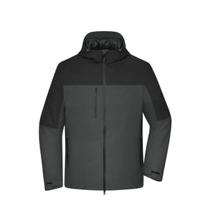 Giacca Men‘ 3-in-1 Grs grigio / S - personalizzabile con logo