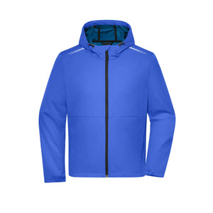 Giacca Men‘ Sports Softshell Grs blu / S - personalizzabile con logo