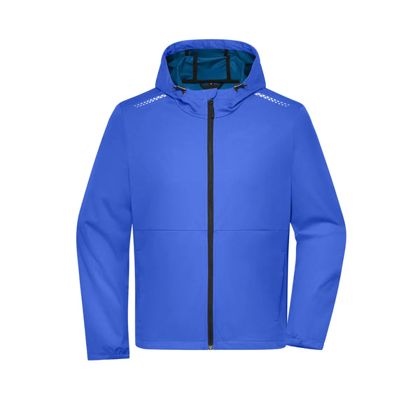 Giacca Men‘ Sports Softshell Grs blu / S - personalizzabile con logo