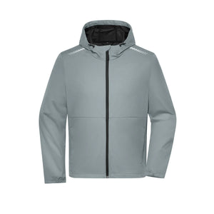 Giacca Men‘ Sports Softshell Grs grigio / S - personalizzabile con logo