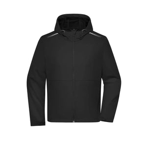 Giacca Men‘ Sports Softshell Grs nero / S - personalizzabile con logo