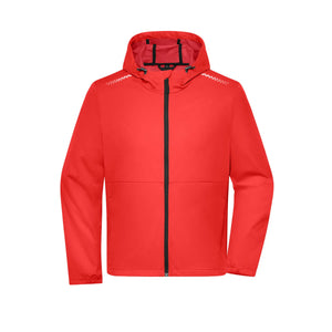 Giacca Men‘ Sports Softshell Grs rosso / S - personalizzabile con logo