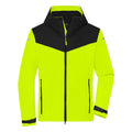Giacca Mens Allweather giallo / S - personalizzabile con logo